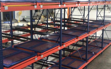 used push back racking