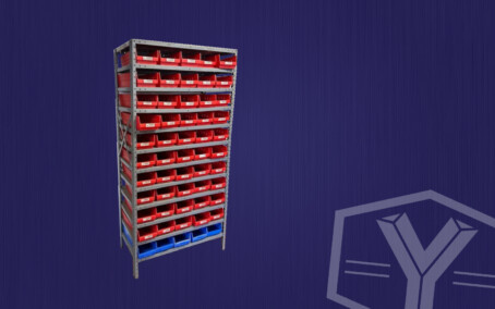 storage bin shelving