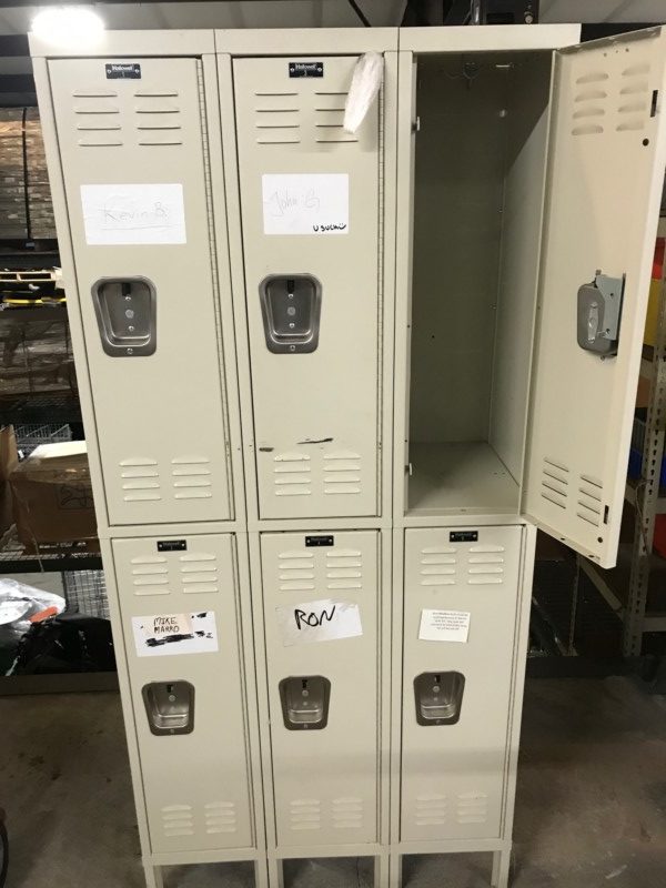 used half door lockers