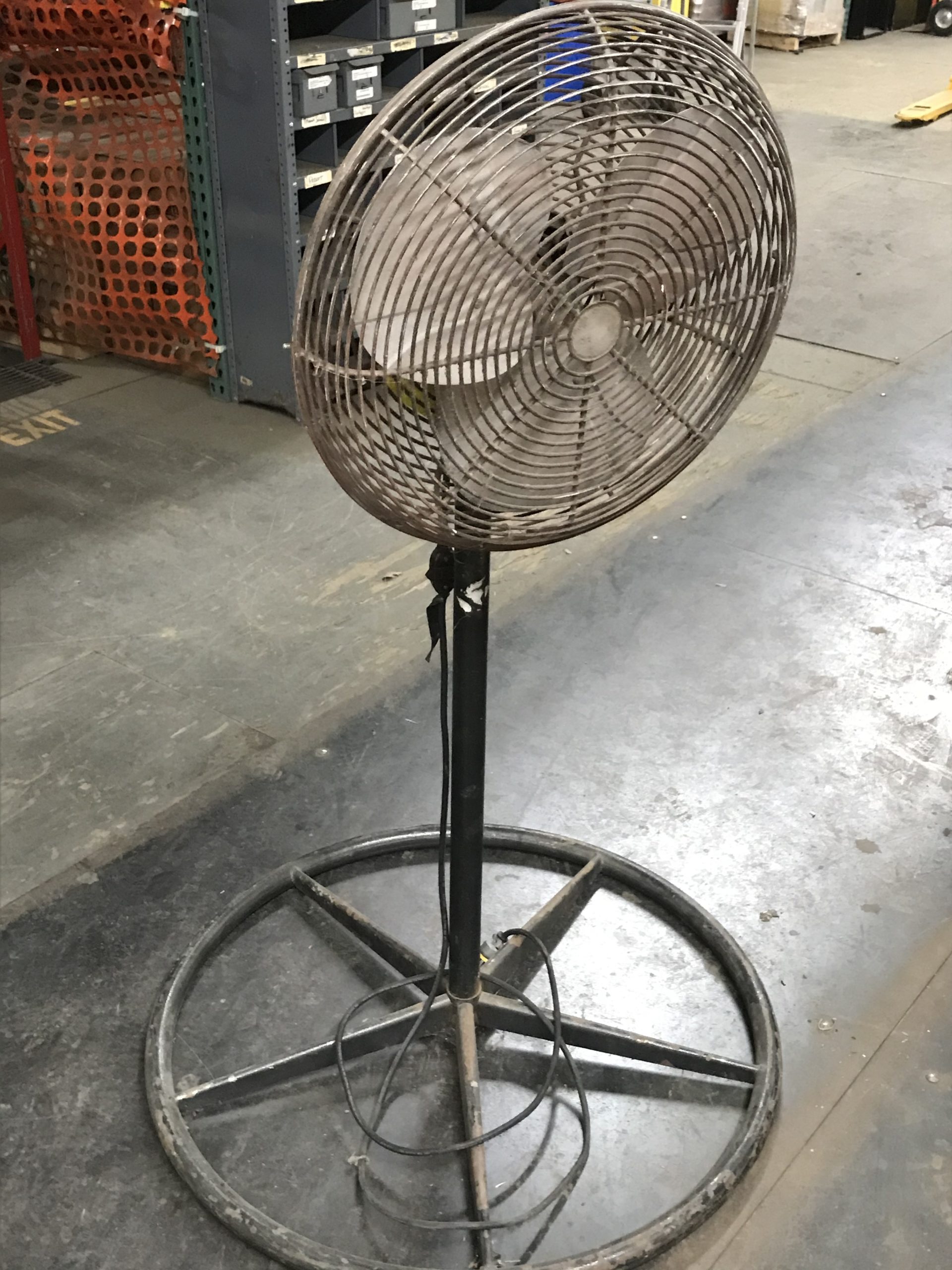 steel standing fan