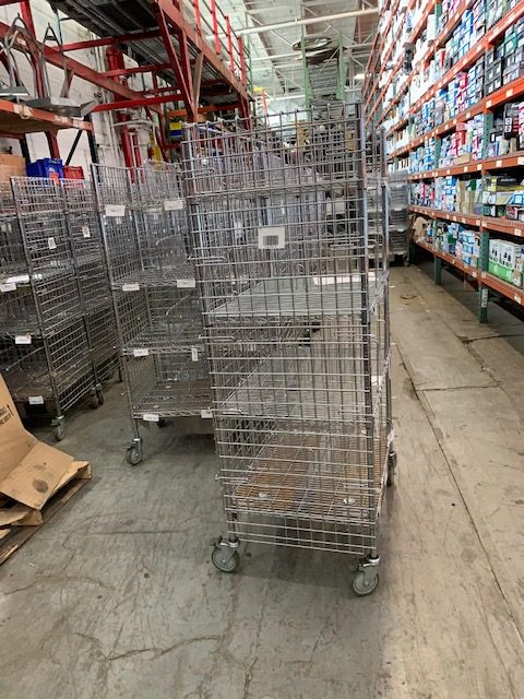 72 inch tall wire carts