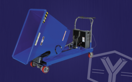 portable metal hoppers for warehouses